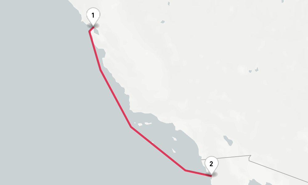 4 days, round-trip Baja Mexico 5日間