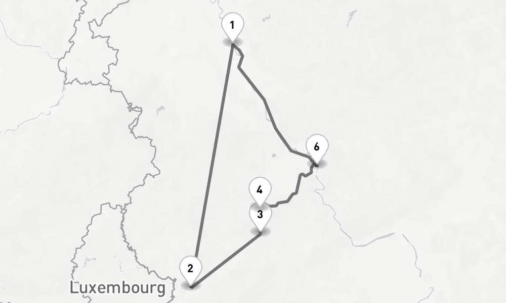 6 days, round-trip Rhine 7日間