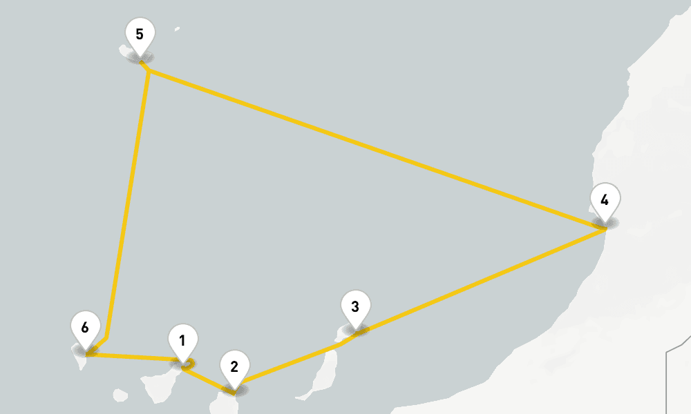 7 days, round-trip Canarian Flavours 8日間