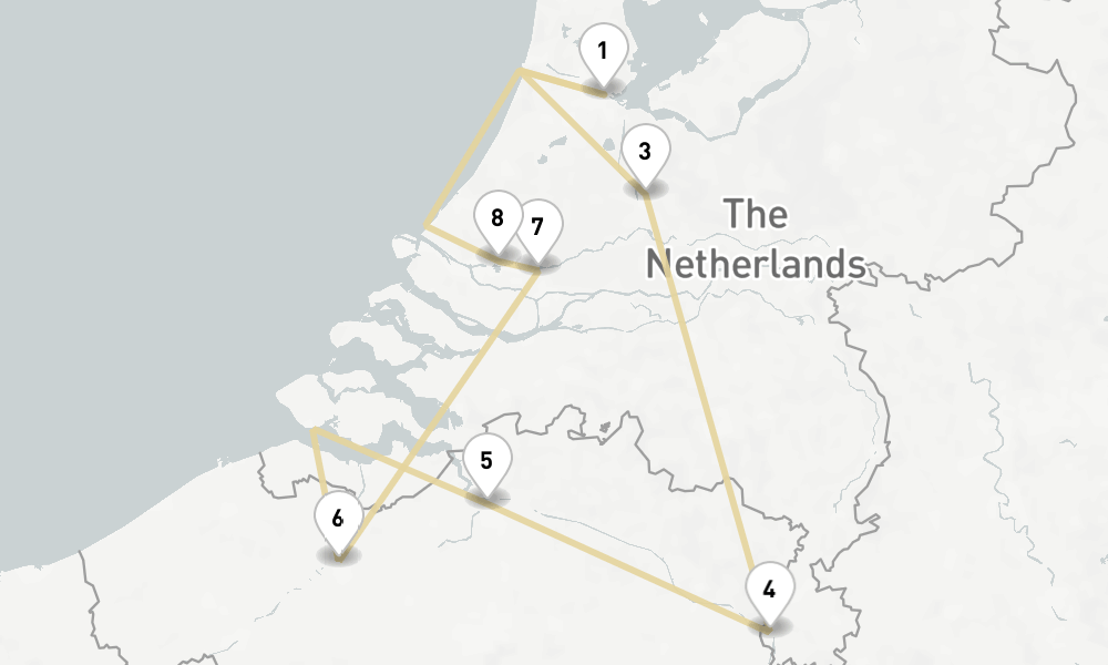 7 days, round-trip Rhine 8日間