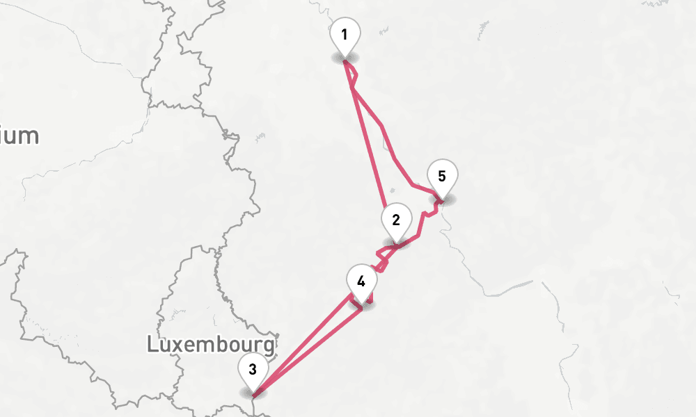 7 days, round-trip Moselle 8日間