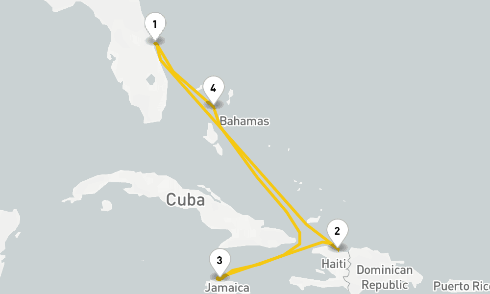 6 days, round-trip Western Caribbean Perfect Day 7日間