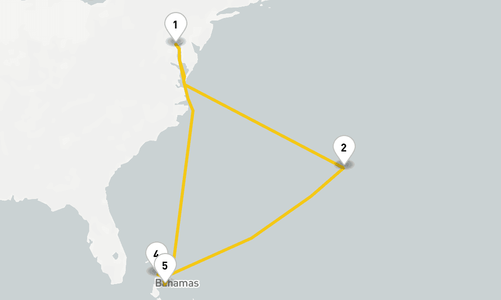 9 days, round-trip Bermuda Perfect Day Cruise 10日間