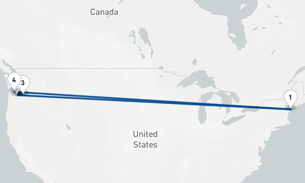 5 days, round-trip 6 Night Columbia River Gorge Cruise and Land Tour 6日間