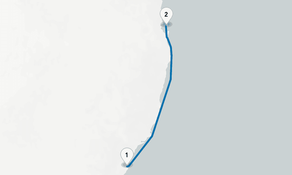 4 days, round-trip Tangalooma - Moreton Island 5日間