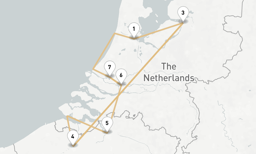 7 nights / 8 days, Amsterdam (Holland) Round trip