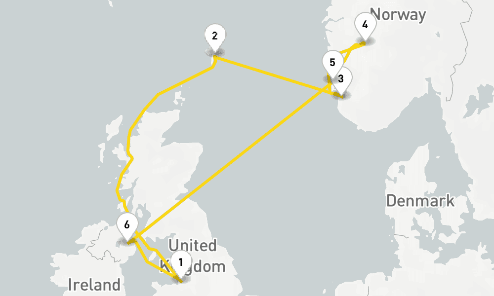 10 days, round-trip Summertime Fjordland 11日間