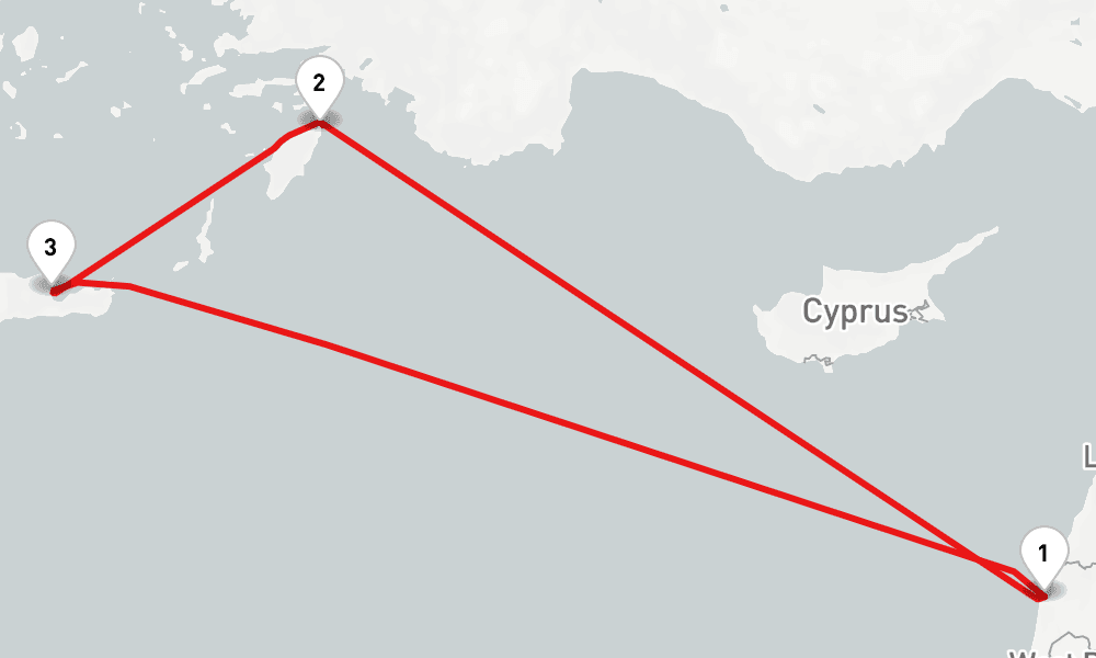 4 days, round-trip Greece 5日間