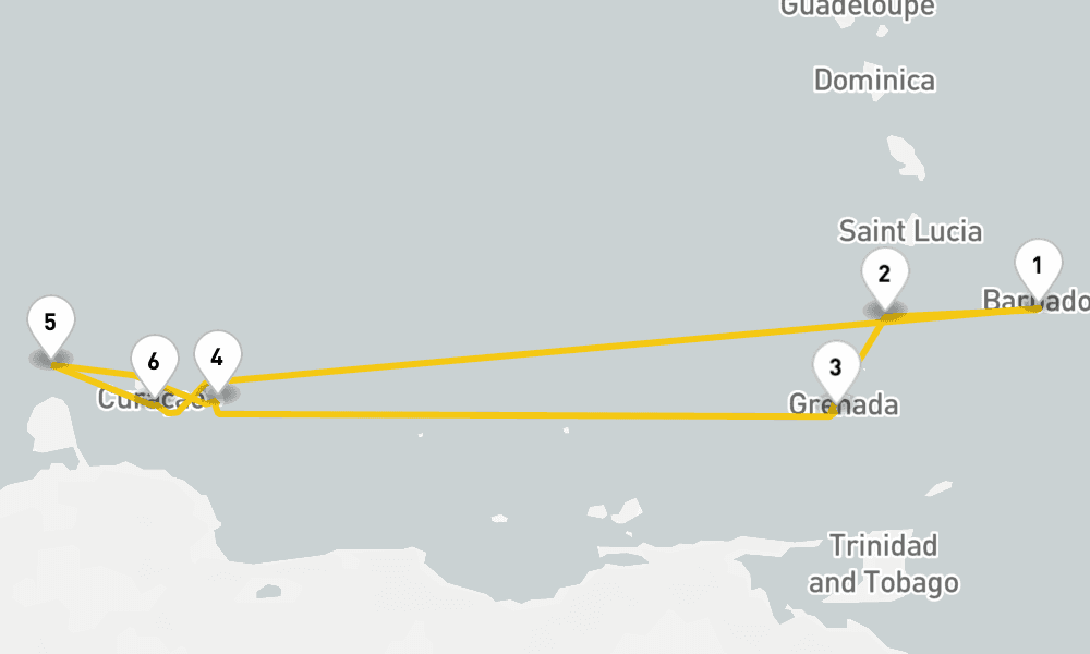 7 days, round-trip Exotic Islands 8日間