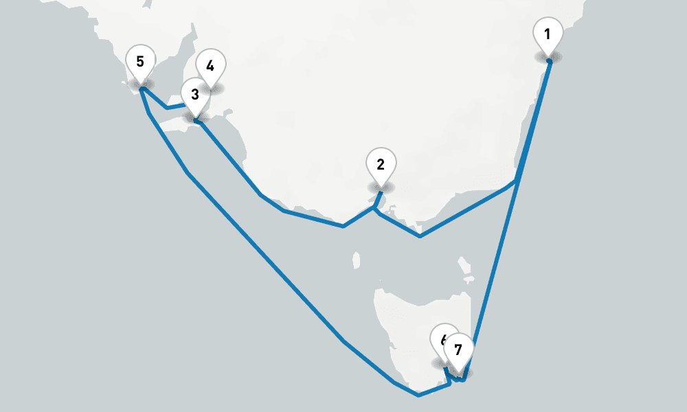 12 days, round-trip Southern Australia Explorer 13日間