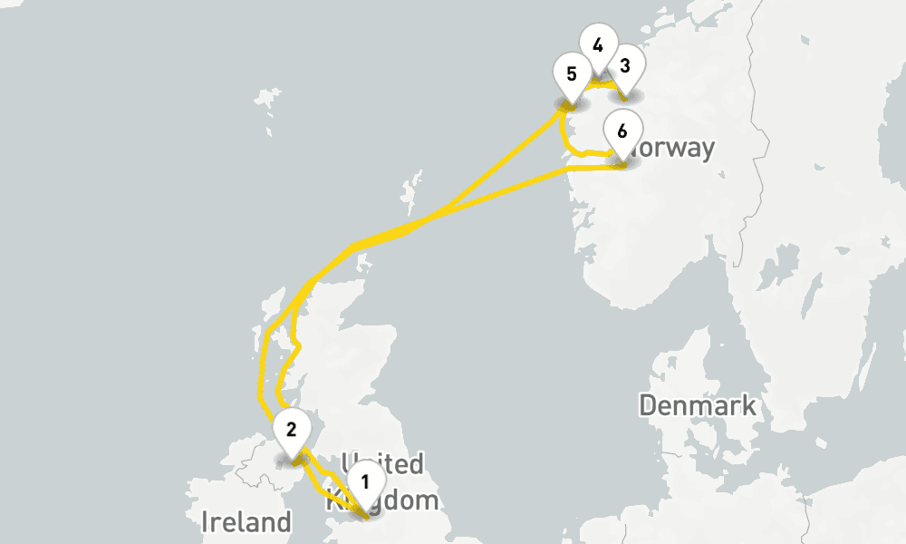 11 days, round-trip Fjordland Escapes Nordic Traditions 12日間