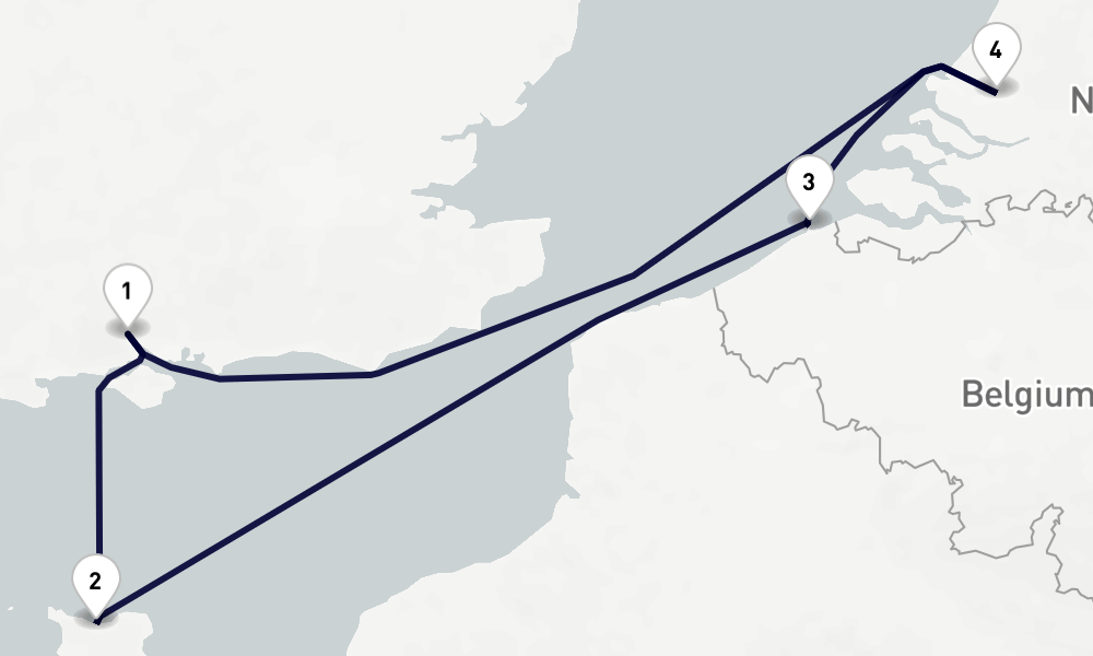 5 nights / 6 days, Southampton (England) Round trip