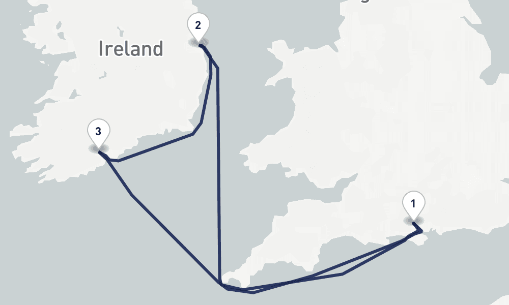 5 days, round-trip Culture Craic of Ireland 6日間
