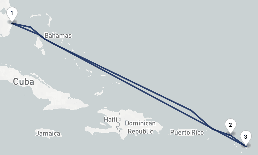 7 days, round-trip 70s Rock And Romance Cruise 8日間