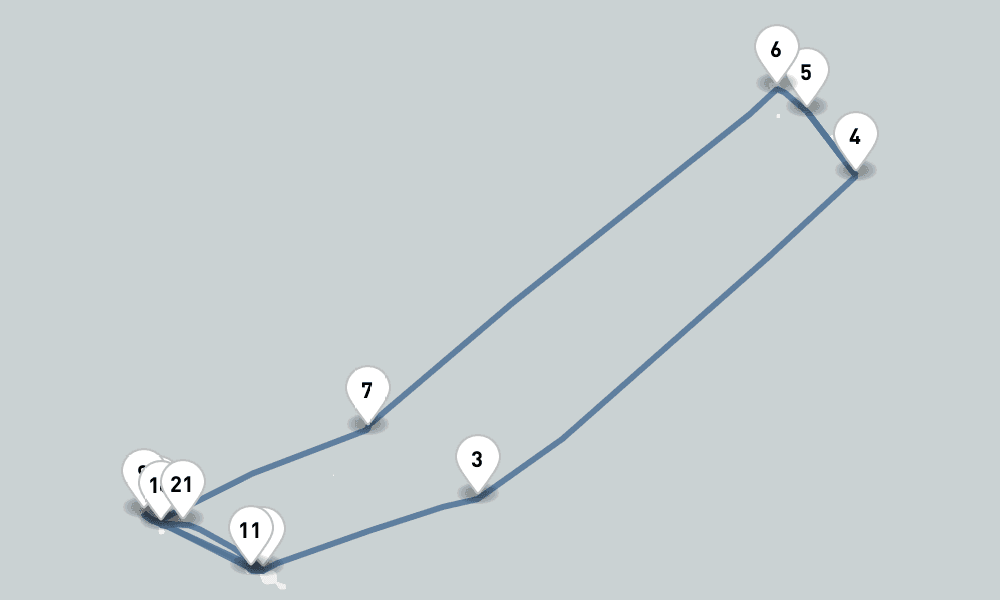 21 nights / 22 days, Papeete (Tahiti Island, French Polynesia) Round trip