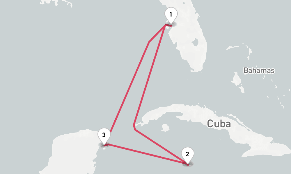 5 nights / 6 days, Tampa (Florida) Round trip