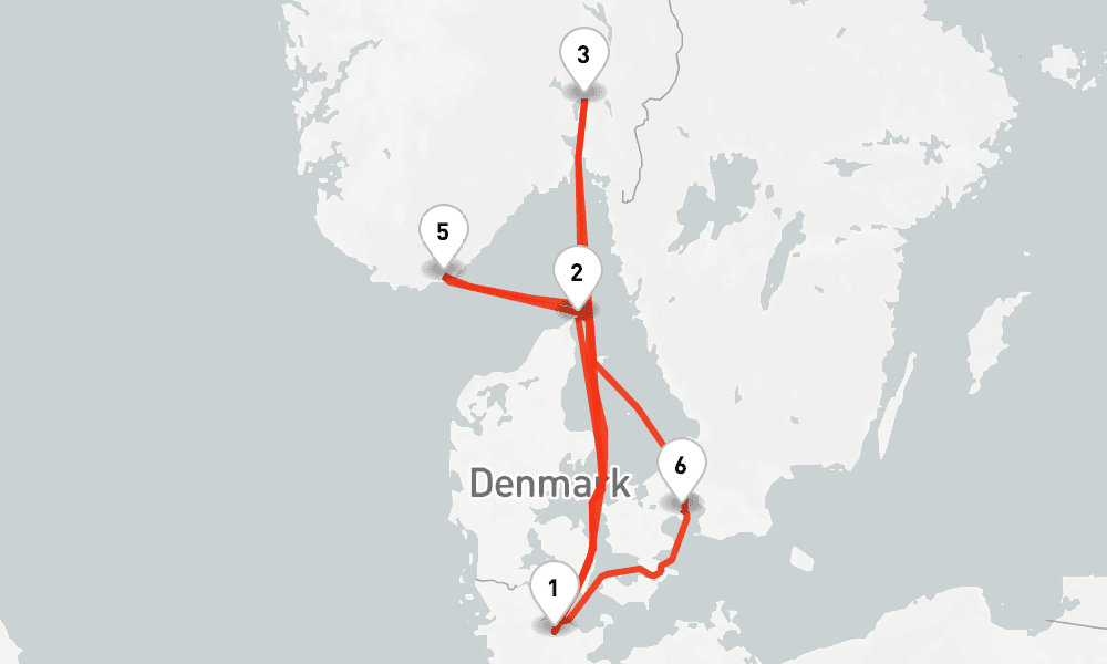 8 nights / 9 days, Kiel Round trip