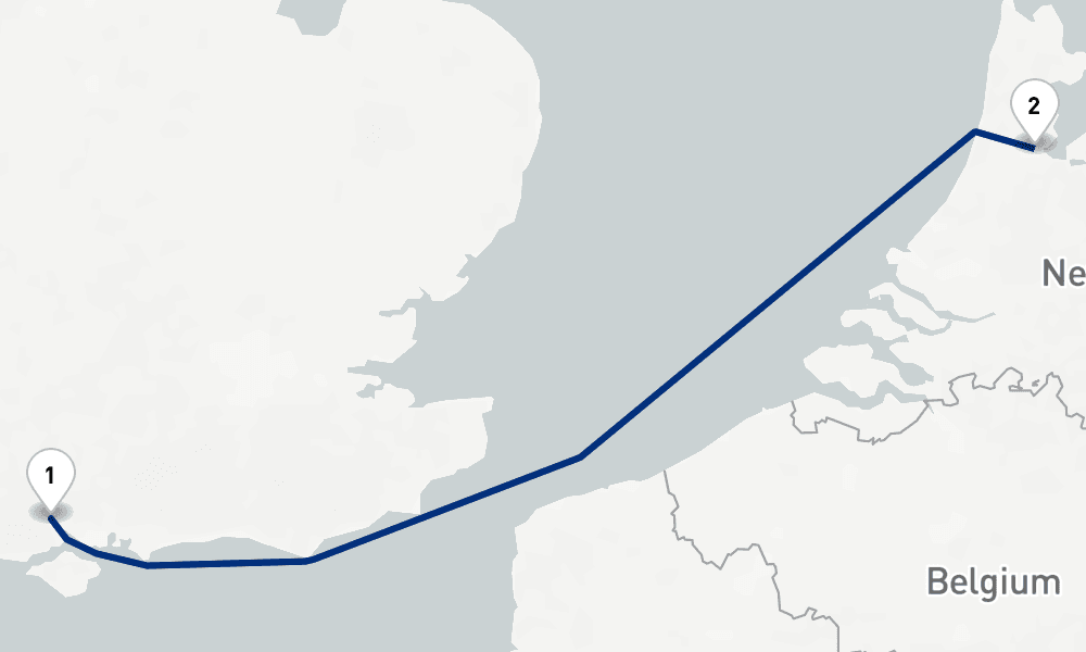 4 nights / 5 days, Southampton (England) Round trip