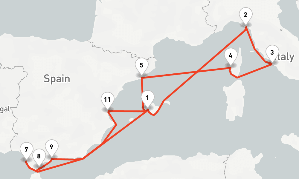14 nights / 15 days, Palma de Mallorca (Majorca Island, Spain) Round trip
