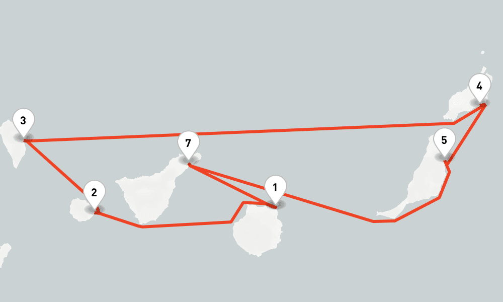 7 nights / 8 days, Las Palmas (Gran Canaria, Canary Islands) Round trip