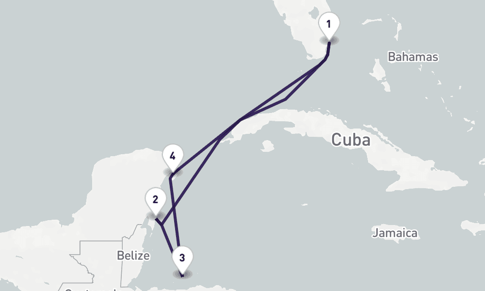 6 nights / 7 days, Miami (Florida) Round trip