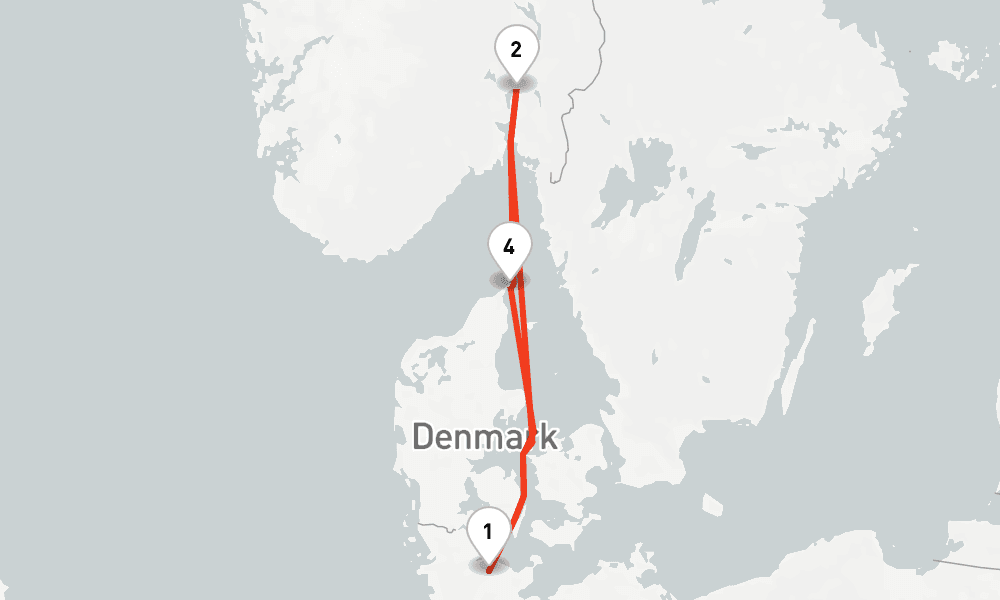 4 nights / 5 days, Kiel Round trip