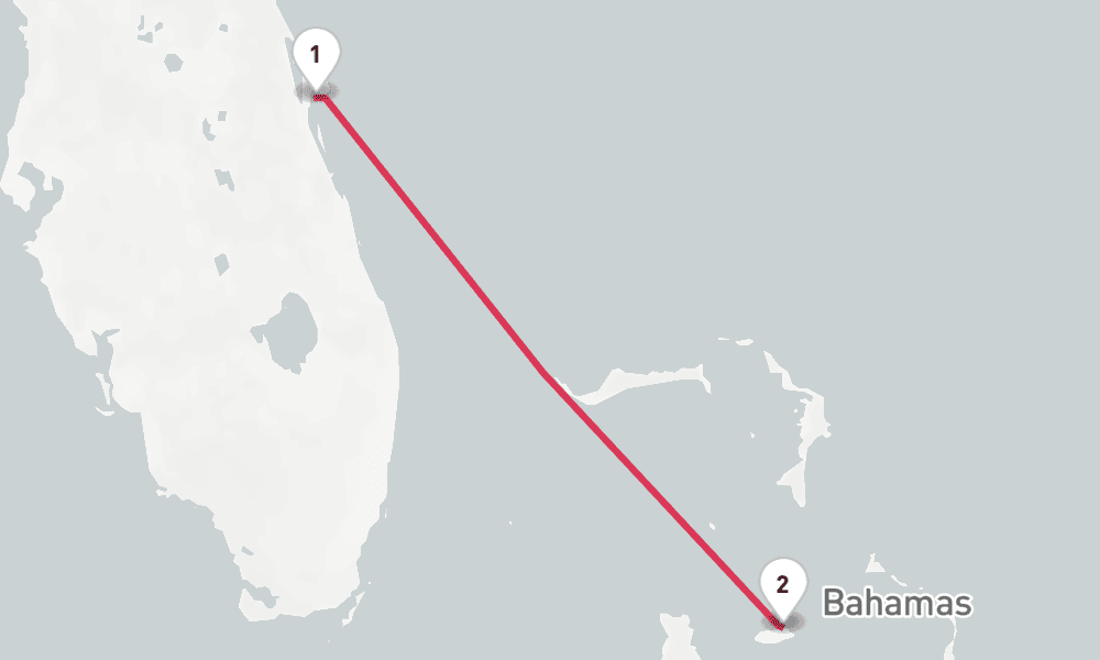 4 nights / 5 days, Port Canaveral (Orlando, Florida) Round trip