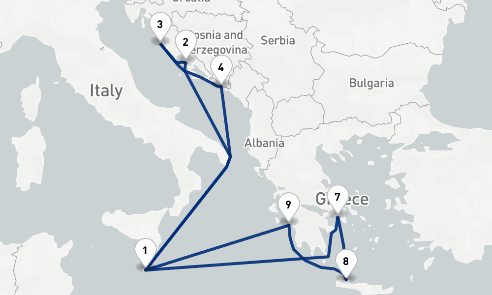 14 nights / 15 days, Valletta Round trip