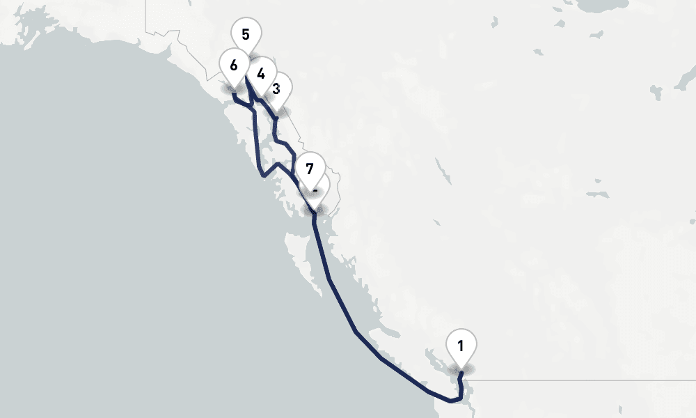 7-DAY ALASKA INSIDE PASSAGE