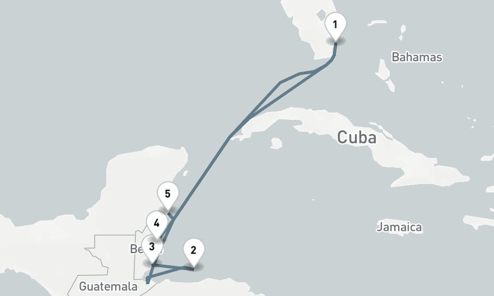 7 nights / 8 days, Miami (Florida) Round trip