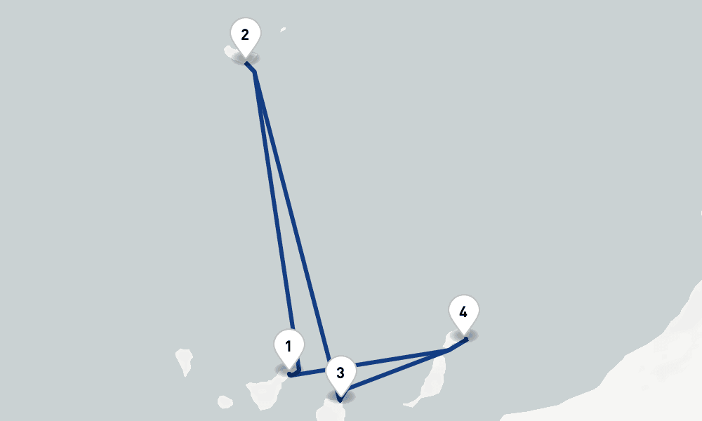 7 nights / 8 days, Santa Cruz de Tenerife (Canary Islands) Round trip