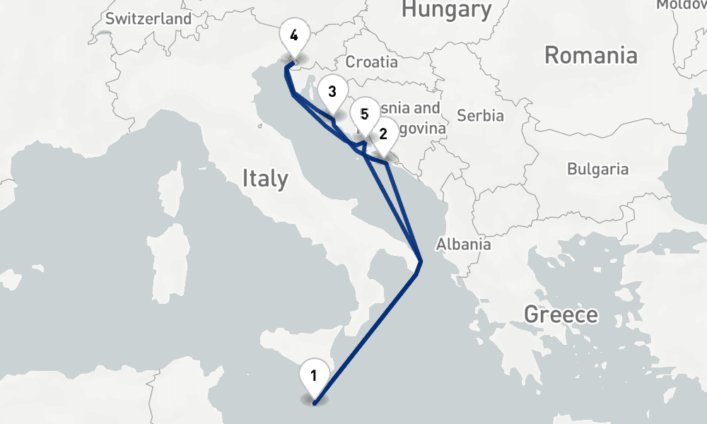 7 nights / 8 days, Valletta Round trip