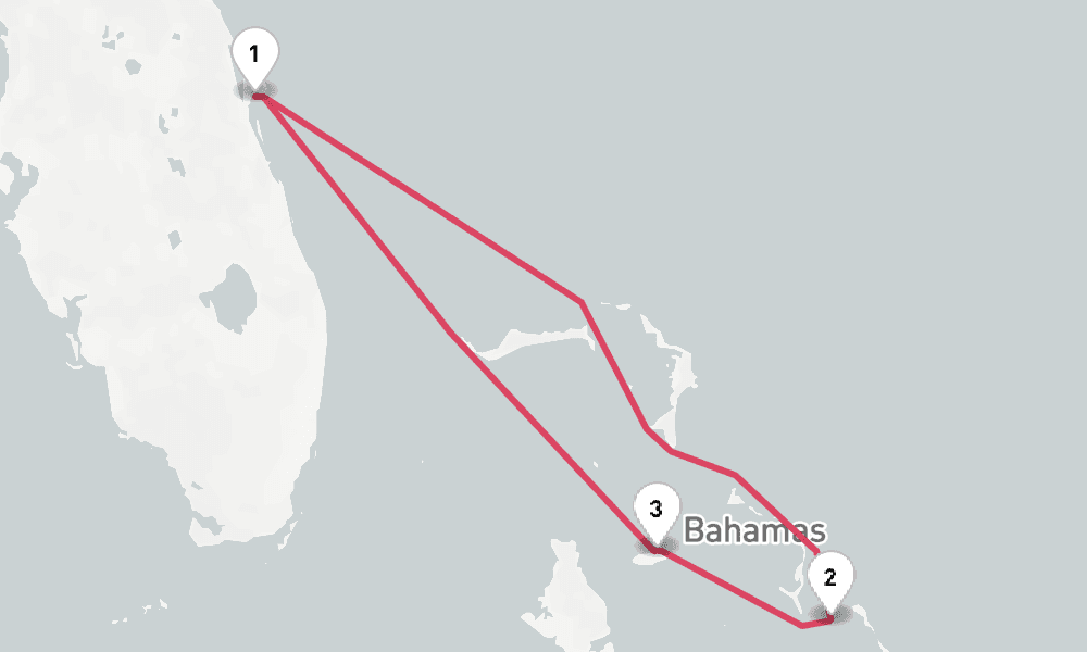 5 nights / 6 days, Port Canaveral (Orlando, Florida) Round trip