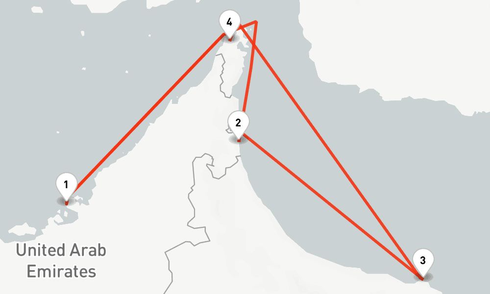 4 nights / 5 days, Abu Dhabi Round trip