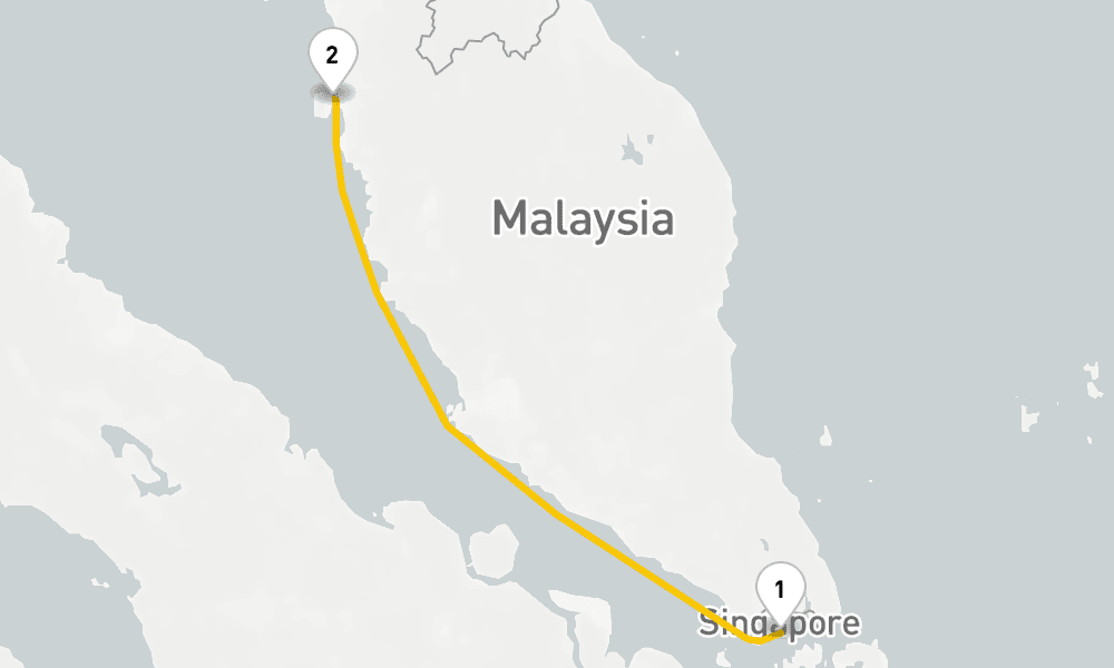 4 days Singapore round trip Penang Phuket