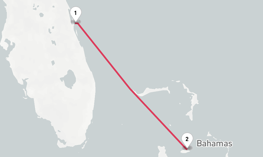 4 nights / 5 days, Port Canaveral (Orlando, Florida) Round trip