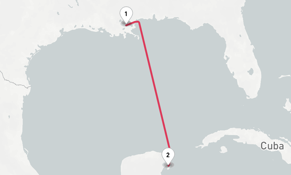 4 nights / 5 days, New Orleans (Louisiana) Round trip