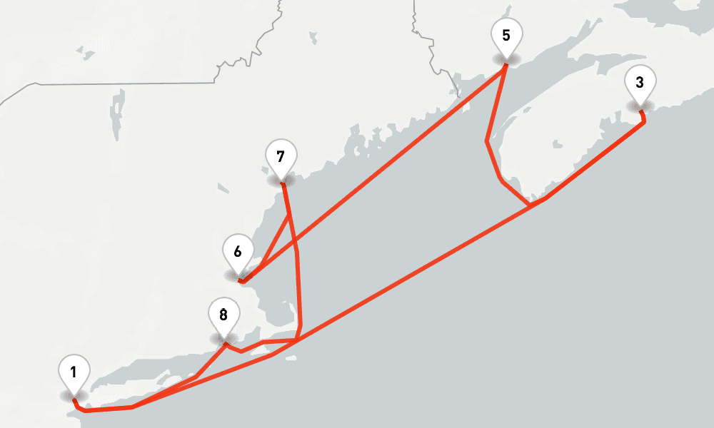 12 nights / 13 days, New York (Cape Liberty NYC) Round trip