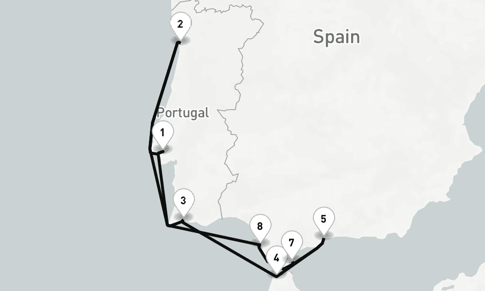 10 nights / 11 days, Lisbon Round trip