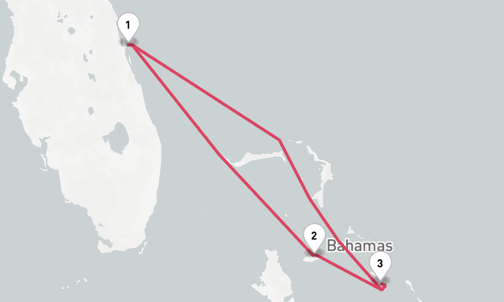 5 nights / 6 days, Port Canaveral (Orlando, Florida) Round trip