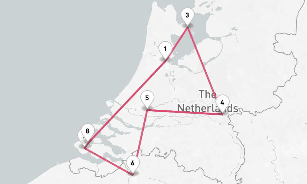 9 nights / 10 days, Amsterdam (Holland) Round trip