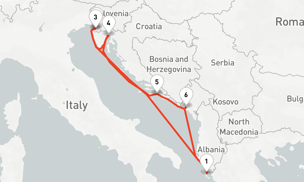 7 nights / 8 days, Corfu Island Round trip