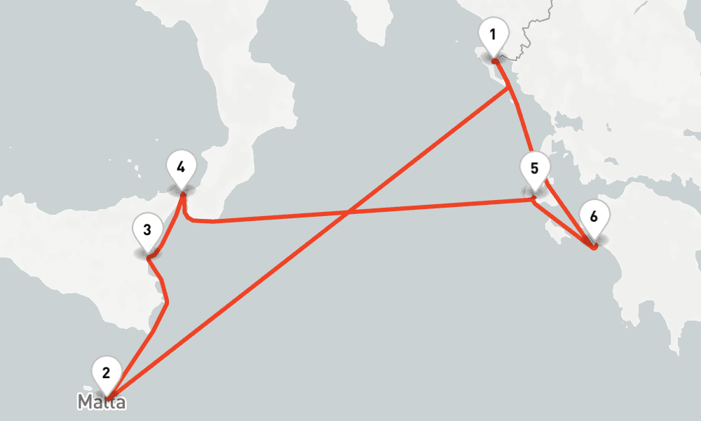 7 nights / 8 days, Corfu Island Round trip