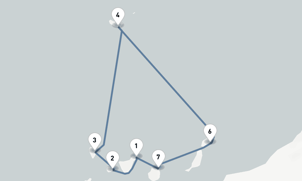 10 nights / 11 days, Santa Cruz de Tenerife (Canary Islands) Round trip