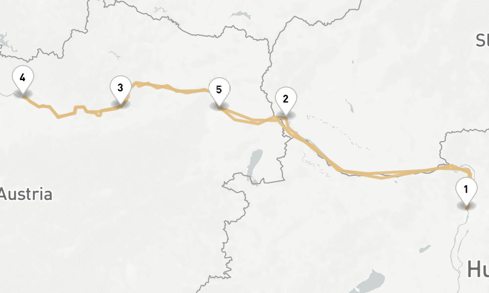 6 nights / 7 days, Budapest Round trip