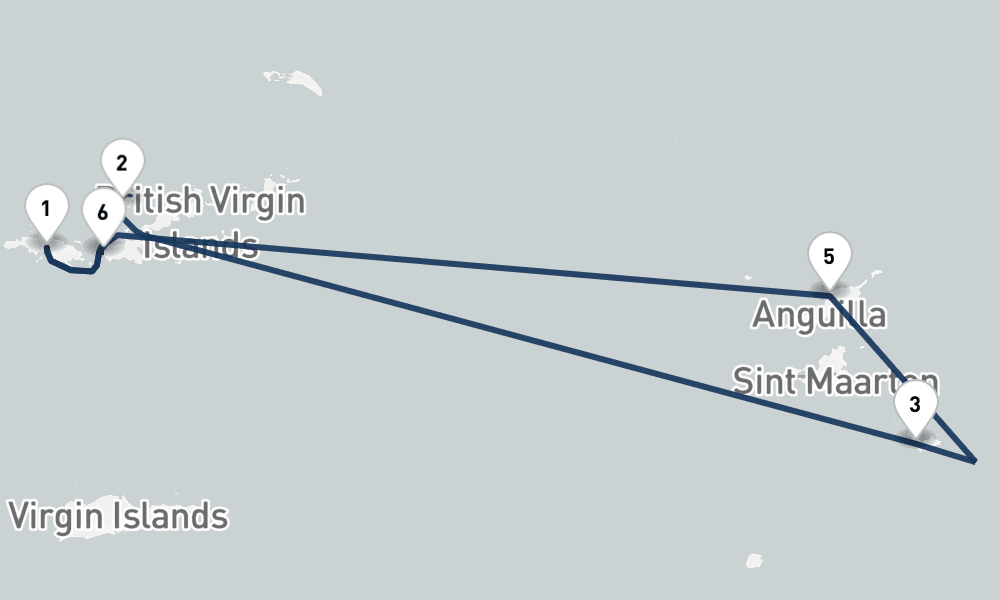 7 nights / 8 days, Saint Thomas Island (Charlotte Amalie, USVI) Round trip