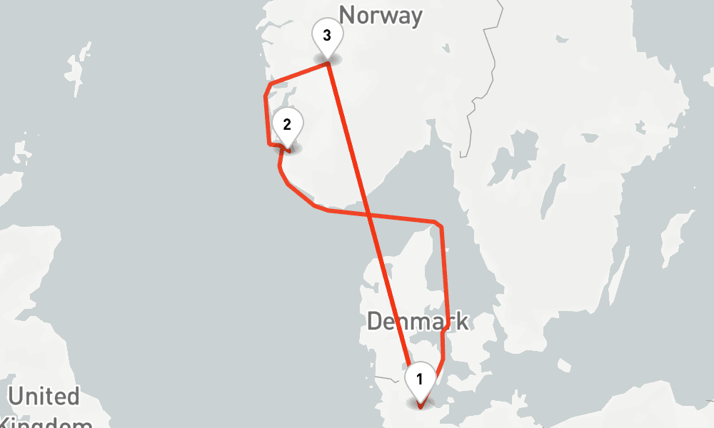 5 nights / 6 days, Kiel Round trip