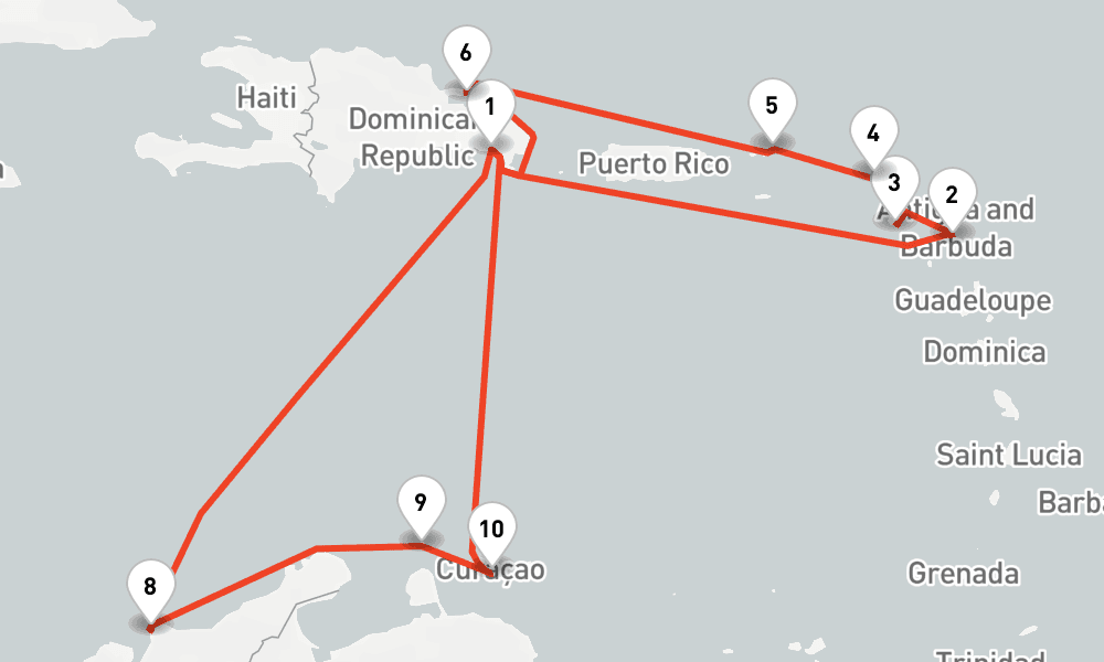 14 nights / 15 days, La Romana (Dominican Republic) Round trip