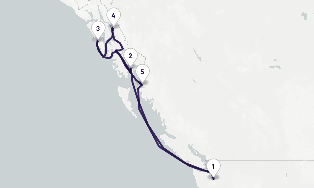 7 nights / 8 days, Seattle (Washington) Round trip