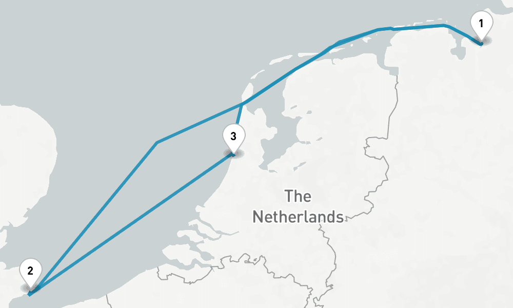 4 nights / 5 days, Bremerhaven (Bremen, Germany) Round trip
